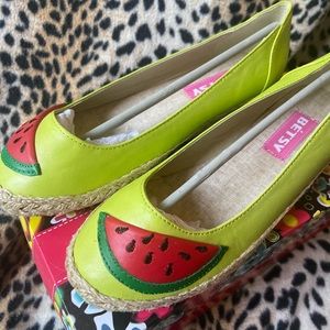 Betsy watermelon espadrilles 7